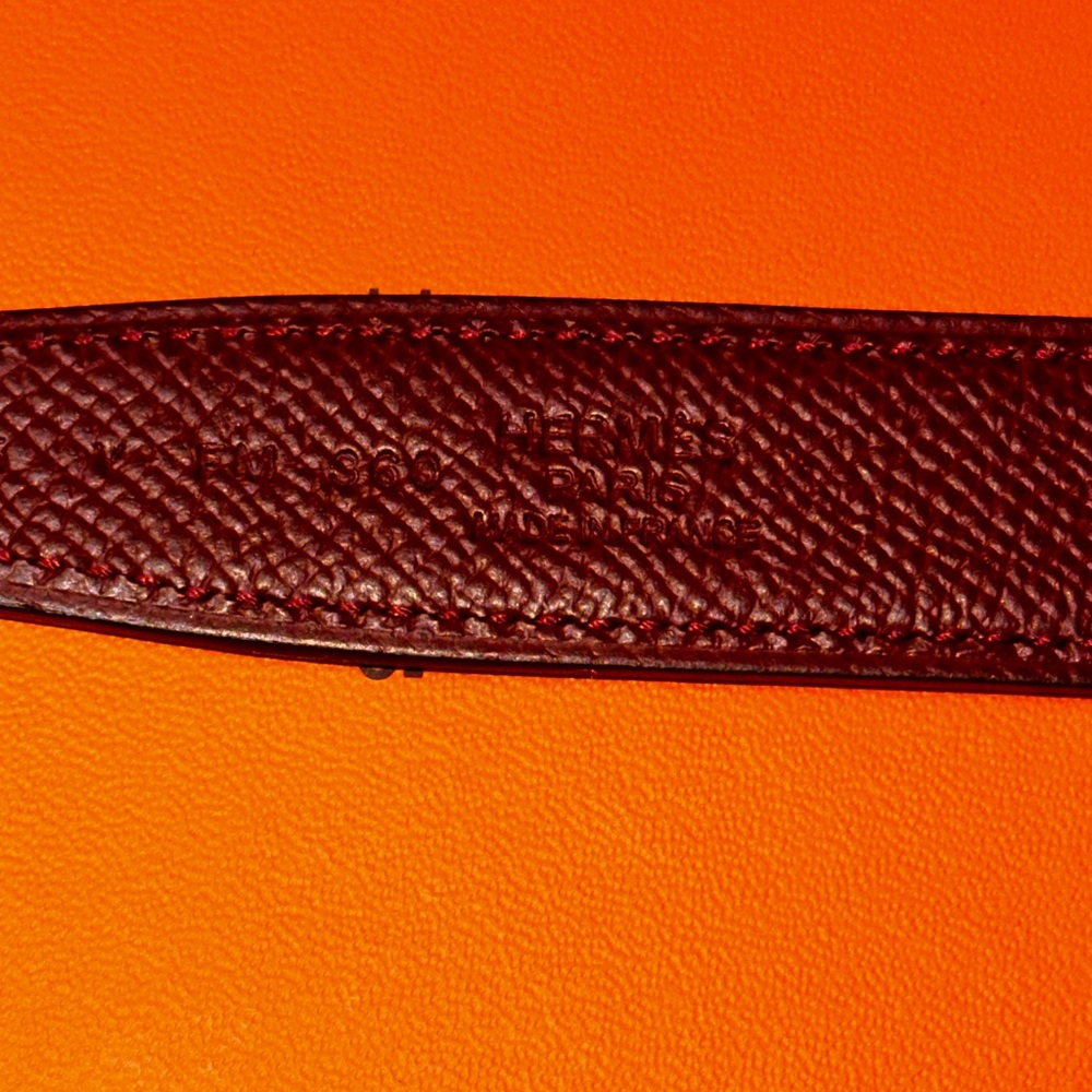 Hermès Belt with Gold Buckle - Picture 5 of 5